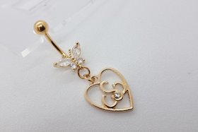 Серьга для пирсинга Sexwife Butterfly Gold